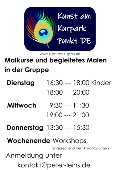 Ansicht der Kursinfoseite (Aushang)